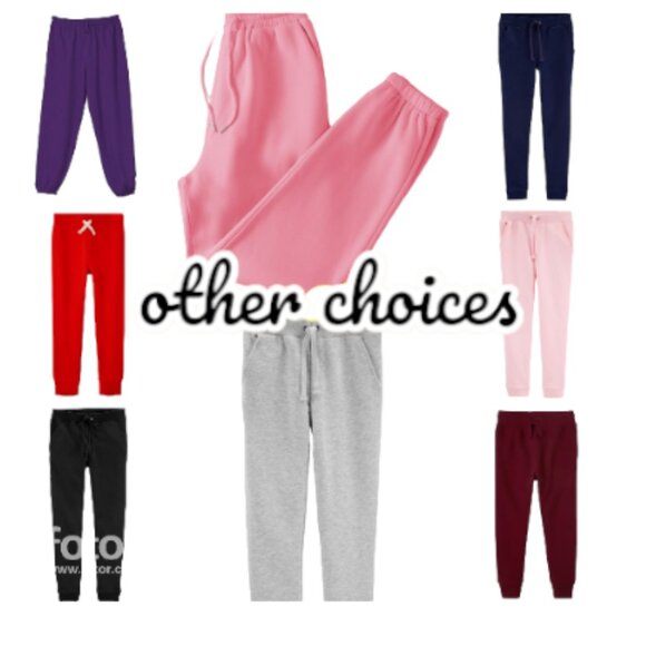 NWT Athleisure Pink Sweatpants Working drawtrings & pockets Youth sizes - Picture 4 of 4